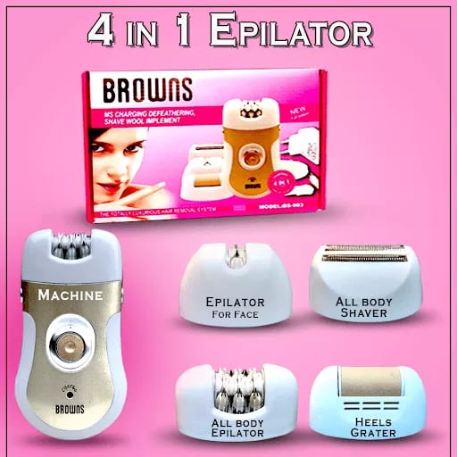 Browns 4in1 Epilator Hair Remover