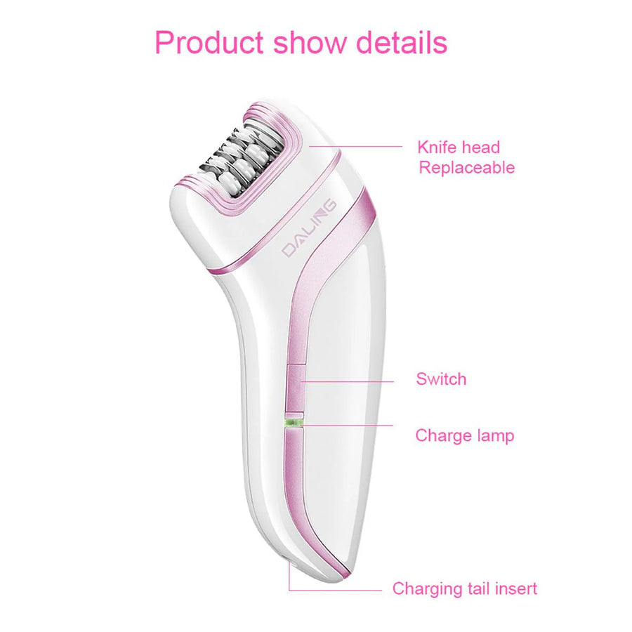 Daling DL-6015 Women hair removal Epilator Shaver Rechargeable