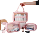 3PC Set Wash Bags For Skin Care & Cosmetics