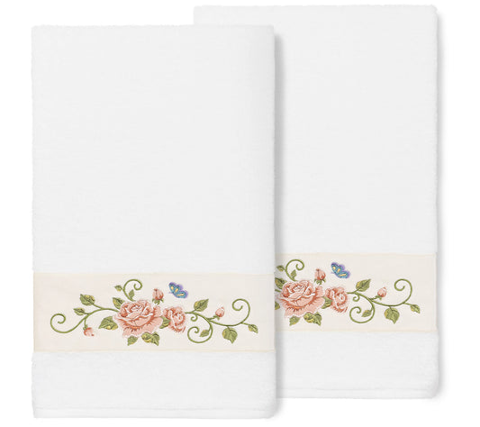 Linum Home Textiles Rebecca Embellished Bath Towel