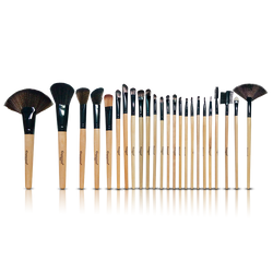 Glamorous Face 24 Piece Leather Brushset