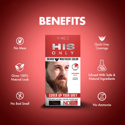 Vince Light Brown - Beard & Mustache Color (BM-05)