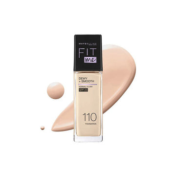 Maybelline Fit Me Dewy+ Smooth Foundation 110 Porcelain
