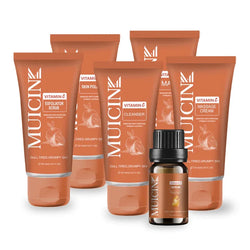 Muicin Vitamin C Go & Glow Facial Kit 6 Steps Brightening Booster