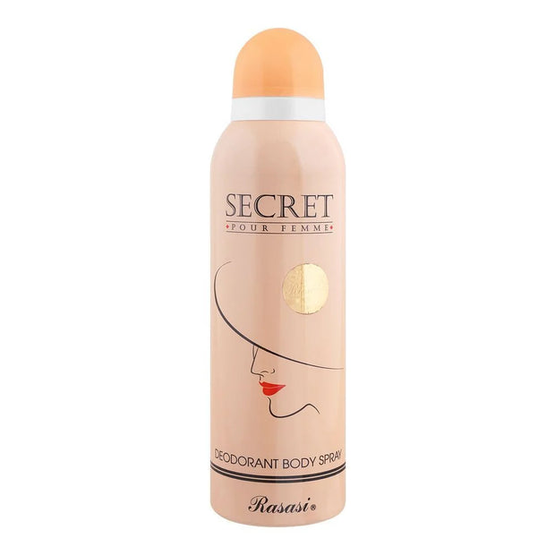 Rasasi Secret Deodorant Body Spray For her