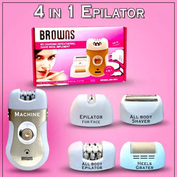 Browns 4in1  Epilator Hair Remover