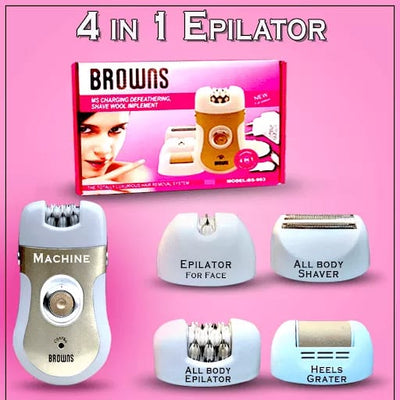 Browns 4in1  Epilator Hair Remover