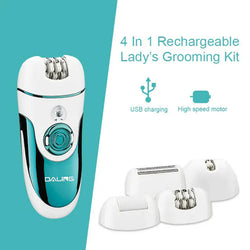 DALING DL-6018 high quality 4 in 1 lady epilator lady shaver