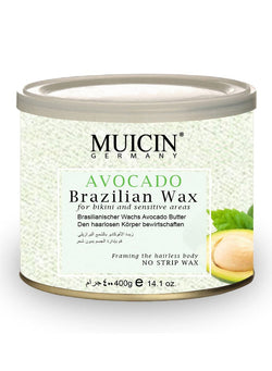 Muicin Avocado Hair Removal Brazilian Wax Jar 400 g