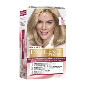 Loreal Paris Excellence, 9.1 Very Light Ash Blonde