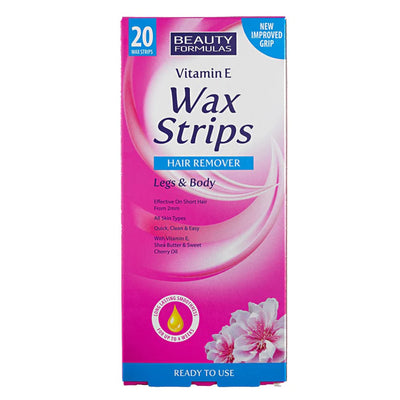 Beauty Formulas Cold Wax Strips (For Legs & Body)