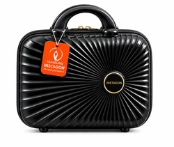 Traveling Instagon Premium Vanity Bag (Color Black)