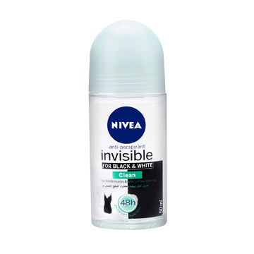 Nivea Roll On Black & White Clean 50ml