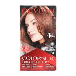 Revlon colorsilk Light Reddish Brown Hair Color 55