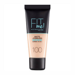Maybelline Fit Me Matte+Poreless Liquid Foundation 100 Warm Ivory