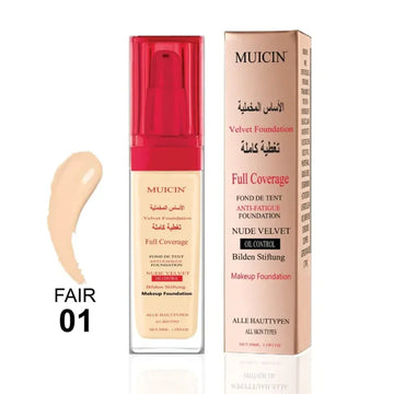 Muicin Nude Velvet Full Coverage Foundation
