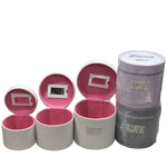 3PC Love Jewellery Box & Makeup Box