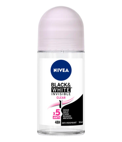 Nivea Black & White Invisible clear Roll On