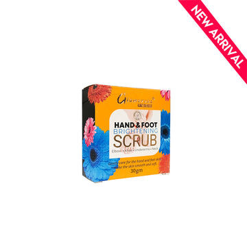 Glamorous Face Hand & Foot Scrub, Brightening Scrub 60gm