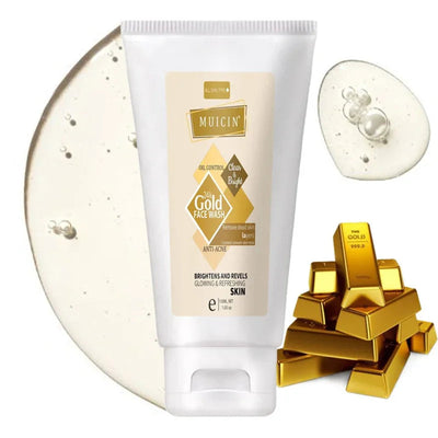 Muicin 24K Gold Face Wash Luxurious Purifying Cleanse