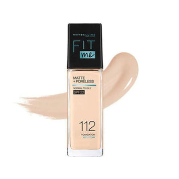 Maybelline Fit Me Matte Poreless Liquid Foundation SPF 22 112