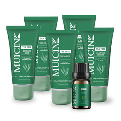Muicin Tea Tree Clear & Clean Facial Kit 6 Steps Purity & Balance
