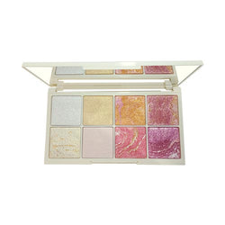 Glamorous Face 8 Colour Teracotta Blush & Shimmer Highlighter Kit