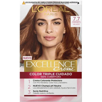 Loreal Paris Excellence Creme Hair Colour, Honey Brown 7.7