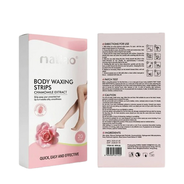 Maliao Wax Strips Hair Removal Strips Rose 20strips