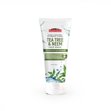 Saeed Ghani Tea Tree & Neem Acne Control & Pimple Clear Face Wash