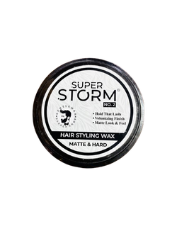 Super Storm Hair Styling wax No 2 Matte & Hard