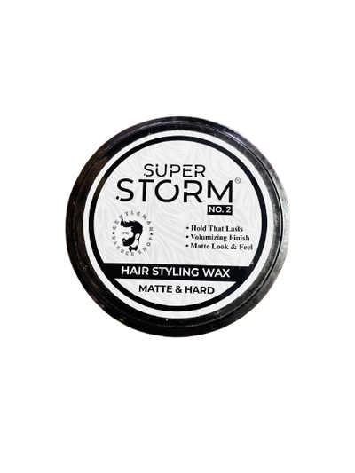 Super Storm Hair Styling wax No 2 Matte & Hard