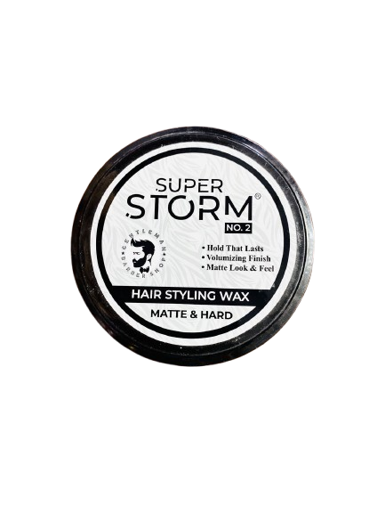 Super Storm Hair Styling wax No 2 Matte & Hard