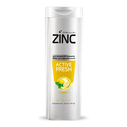 Zinc Anti-Dandruff Active Fresh Shampoo, 340 ml imported