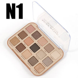 Miss Rose 15-Color Glam Eye Shadow palette