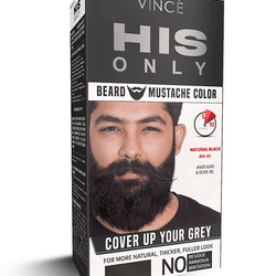 Natural Black - Beard & Mustache Color (BM-02)
