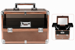 Glass Makeup Box with mirror XL