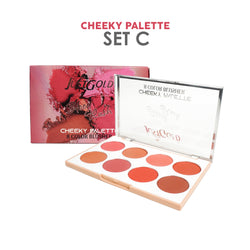 Just Gold Cheeky Palette 8 Color Blusher C