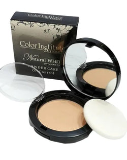 Colour Institute Face Powder Natural White Two Way Cake