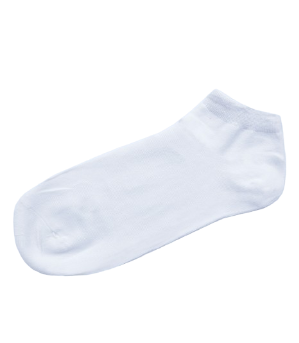 White Full Half Socks