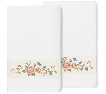 Linum Home Textiles Rebecca Embellished Bath Towel