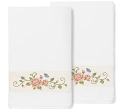 Linum Home Textiles Rebecca Embellished Bath Towel