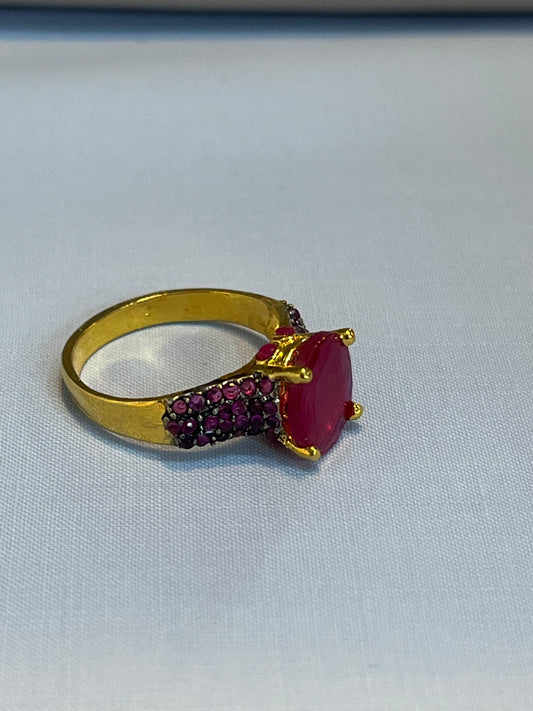 Diamond Decent Ring (Green)