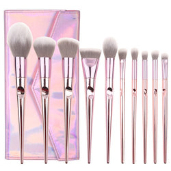 O TWO O 10 PCS Chrome Brush Set