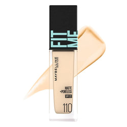 Maybelline Fit Me Matte+Poreless Foundation 16H 110 Porcelain